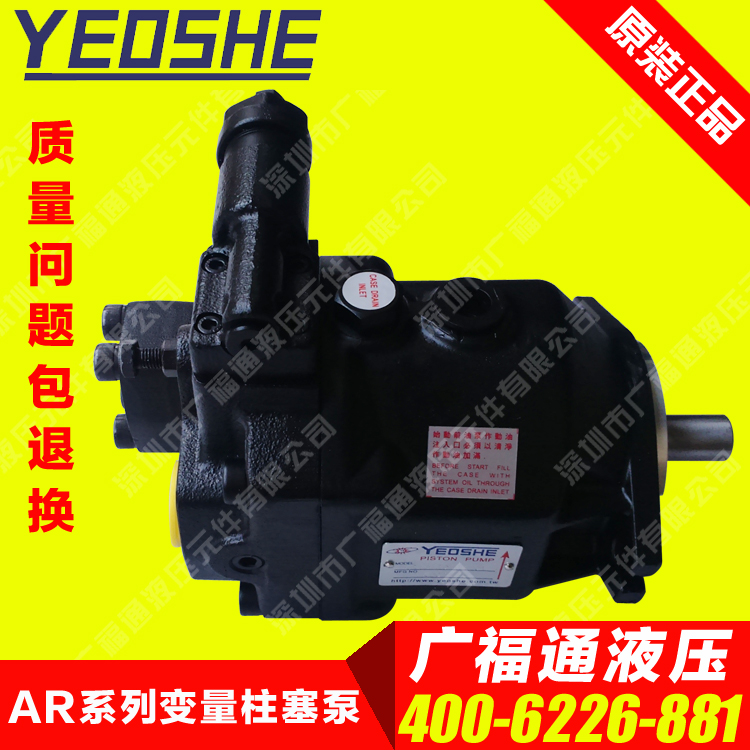 Taiwan piston pump AR16FR01BK10Y-1005 matching 2 2KW 4-stage motor