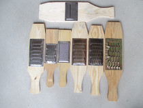 Old-fashioned wooden fruit and vegetable grater multifunctional Planer radish Silk Pure copper stainless steel peeler