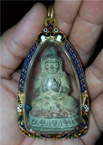 (The original Buddha) The ancient temple heritage collection of sacred relics Nagarjuna Bodhisattva with the Buddha pure gold Gawu