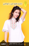 Xinjiang national clothing Hand-embroidered shirts Embroidered shirts Uighur clothing National clothing