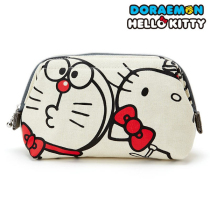 DORAEMON×HELLO KITTY is a unique limited canvas makeup pack