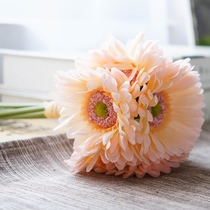 Tanyuan African Chrysanthemum Flowers chamomile Chrysanthemum Flowers flowers Flowers Fake floral brides hand to hold a bouquet of 7 flowers