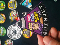 Texture cloth patch Heavy work embroidered cloth with delicate embroidery