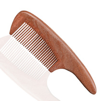 Mini-style red sandalwood comb with small fine dense teeth comb portable Liu Haicomb children comb for mens comb lettering