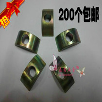 Furniture Crescent gasket furniture fittings thickened Crescent screw bed coffee table Stair hardware connectors