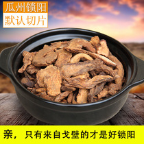 Guazhou Gansu Wild gold Suoyang 250 grams of wine material Suoyang tablets Desert ginseng Suoyang tea can take epimedium