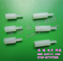 Plastic hexagonal isolation column M3x9 M3 tooth plastic hexagonal isolation column M3X9 plastic copper column