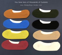 Thin Socks Children Summer Color Light And Light Breathable Shallow Mouth Invisible Boat Socks Cool Feeling Short Socks Seamless Head Non-slip Silicone Gel