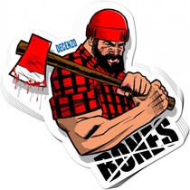 Imported high-end Bones skateboard deck notebook adhesive-backed paper stickers 10 5cm * 8 5cm