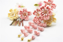 Japanese Japanese fine flower clothes hair hair Japanese style Japanese female handwriting and wind hair decoration cos