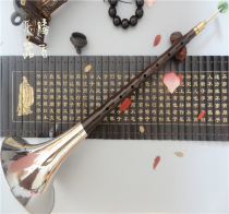 Tianjin suona factory direct high quality Ebony large f tune suona instrument F tune large suona send Sentinel