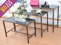 Jinfeng Iron Art Water Table Bag Rack Window Display Stand Mens and Womens Clothing Store Furniture Shoe Rack Three-piece Set