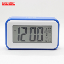 Geekcook Lazy snooze Smart alarm clock IKEA luminous creative small desk clock Student desk clock Bedroom bedside clock