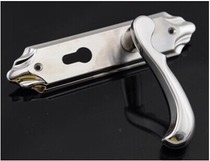 Bearing silent lock door lock indoor door lock steel wood door lock European standard stainless steel I modern lock