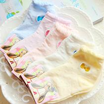 Special price 2-8 year old Spring autumn children cotton socks thin full cotton butterfly knot baby socks male and female socks