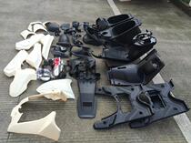 BWS Shell car shell one horse iron men electric car motorcycle plastic parts imitation BWS125 iron men oil to electric shell