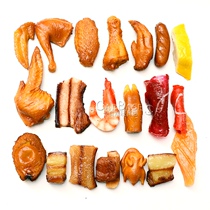 Simulation Food Food Model Props Meat Chicken Leg Shrimp Ribs Cupboard Boilerplate Decoration Props Furnishing
