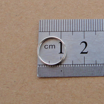 Small iron ring foot chain and copper ring split flying rope and u-type foot ring connector Love Bird Square