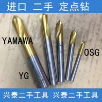 Used imported titanium coated fixed point drill center drill chamfer 0SG SUS YG6 8 10 -- 25X90 °