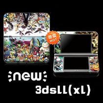 NEW 3DSLL pain machine film NEW3DSXL stickers Pokemon pet elf anime pain stickers