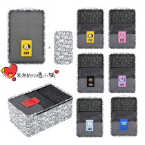South Korea BT21 x monopoly grid clothing bag clothes containing finishing hand bag waterproof