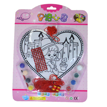 Star Wish Peach Heart Chinese knot Gold Powder Painting Big Circle Chinese Knot Art Hanging Magic Double-sided diy Toys