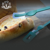  Noodle master bread cutting knife European-style bread baguette soft European bag shaping knife Curved carbon steel cutting knife cutting knife
