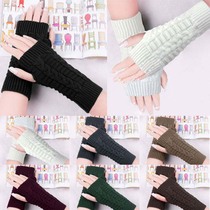 New Women Ladies Winter Warm Knitted Fingerless Gloves Hand