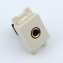 Welding microphone socket module 128 Type 6 5 microphone socket 6 35 ground plug-in panel module