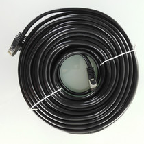 Super five anti-interference double shield black pure oxygen-free copper gigabit network cable 5 10 50 80 100 120 meters