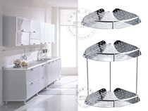 Thickened stainless steel bathroom corner rack thickened toilet toilet corner rack rack high-end bathroom pendant