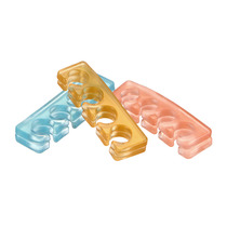  1 pair reusable soft silicon toe finr sepator for nail a