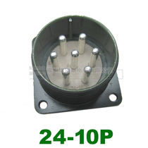 Aviation plug 7-pin 5015 connector US military standard aviation plug MS3102A 24-10p 7-pin socket 7-hole