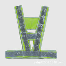 Clean Sanitation Workers Clothing Traffic Safety Reflective Vest Machia Traffic Command Special LED Light Reflective Clothing