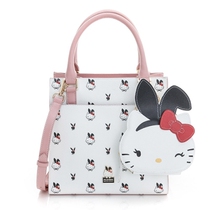 Playboy x Hello kitty 2WAY Tote Bag - Cherry Blossom Pink