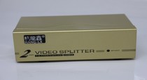 Two-port VGA splitter One-point two-way screen HD video TV computer 1 drag 2 divider