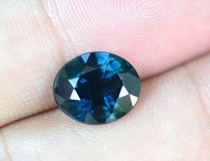Collection grade natural blue fire Sapphire bare stone Dark Fire 9 2*10 9mm 4 4ct great value