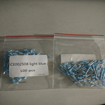 CE002508 E02508 imported European tube type terminal Pin Pin 0 25 square light blue