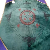 High-grade special mahjong cloth plus velvet thickened mahjong pad one meter with pocket board cloth mahjong tablecloth gem Velvet