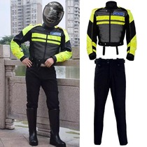 Hong Kong version of the cavalry lobster suit Winter riding suit Motorcycle suit Racing suit Riding suit Imported reflective clothing equipment