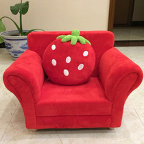 Kindergarten dolls Home Childrens sofa Girls Princess Buyi Solo Cute Cartoon Baby Strawberry Sofa Seat