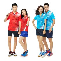 Kawasaki Kawasaki badminton suit 171013 172013 male and female lovers sports short-sleeved T-shirt