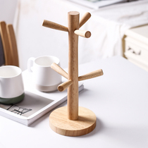  Nordic Beech cup holder Creative water cup rack Household storage rack Simple mug Coffee cup glass rack