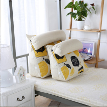 Triangle student cushion dormitory bedside waist back cushion bed neck pillow tatami cartoon neck soft bag