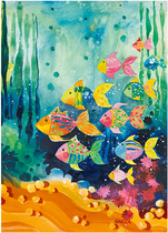 Spot Germany HEYE imported puzzle multicolored deep sea tropical fish 1000 pieces Renoir