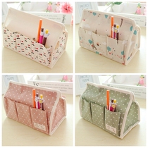 zakka cotton and linen tissue extraction kit multi-functional storage paper box cloth pastoral creative tissue box Towel Set