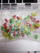 5mm LUMINOTRON BAG LED LIGHT RED GREEN YELLOW EACH 10 LIGHT EMITTING DIODES BAG TOTAL OF 30 ONLY PUNCH DRILL NOT PROFITABLE