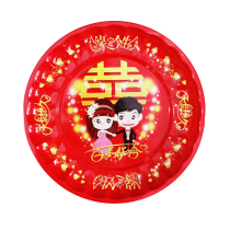 Wedding Wedding Supplies Dowry Mandarin Duck with Toast Toast to tea tray Fruit melon fruit tray Wine Red Tea Tray