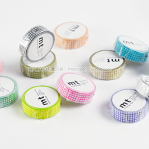 Japan mt and paper tape 2017 spring new base DECO series color checkered MT01D393 ~ 404
