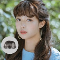 Mini bangs wig piece retro invisible female head curtain fake bangs curly hair pear flower micro-roll Qi inner roll bangs hair piece